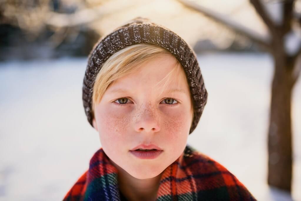 Elizabeth Sallee Bauer - Winter portrait