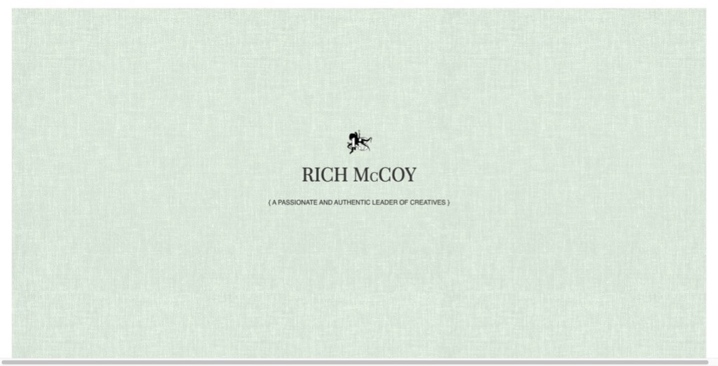 Rich McCoy Website