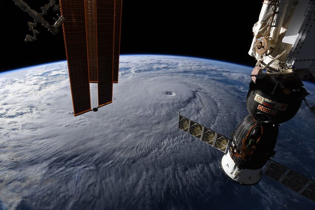 Hurricane Lane from the ISS