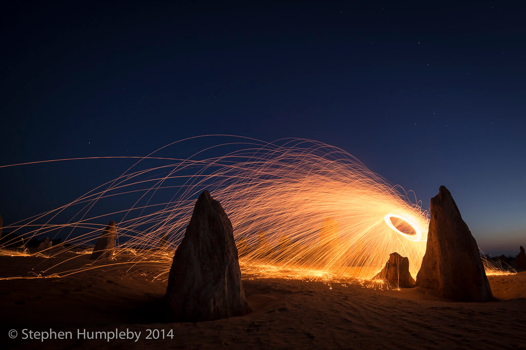 Stephen Humpleby - Wire Wool Light Painting