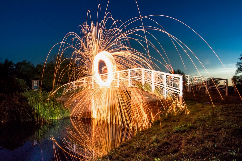 Olga Chaplin - light painting