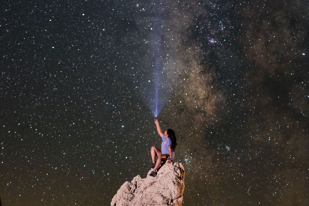 Milky Way Night Portrait