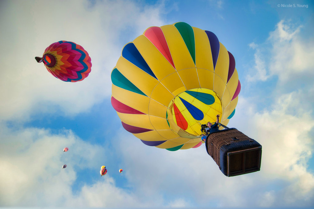 Hot air balloons after